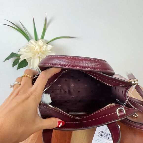 Kate Spade Tinsel Satchel Bag with floral print - Picture 8 of 8